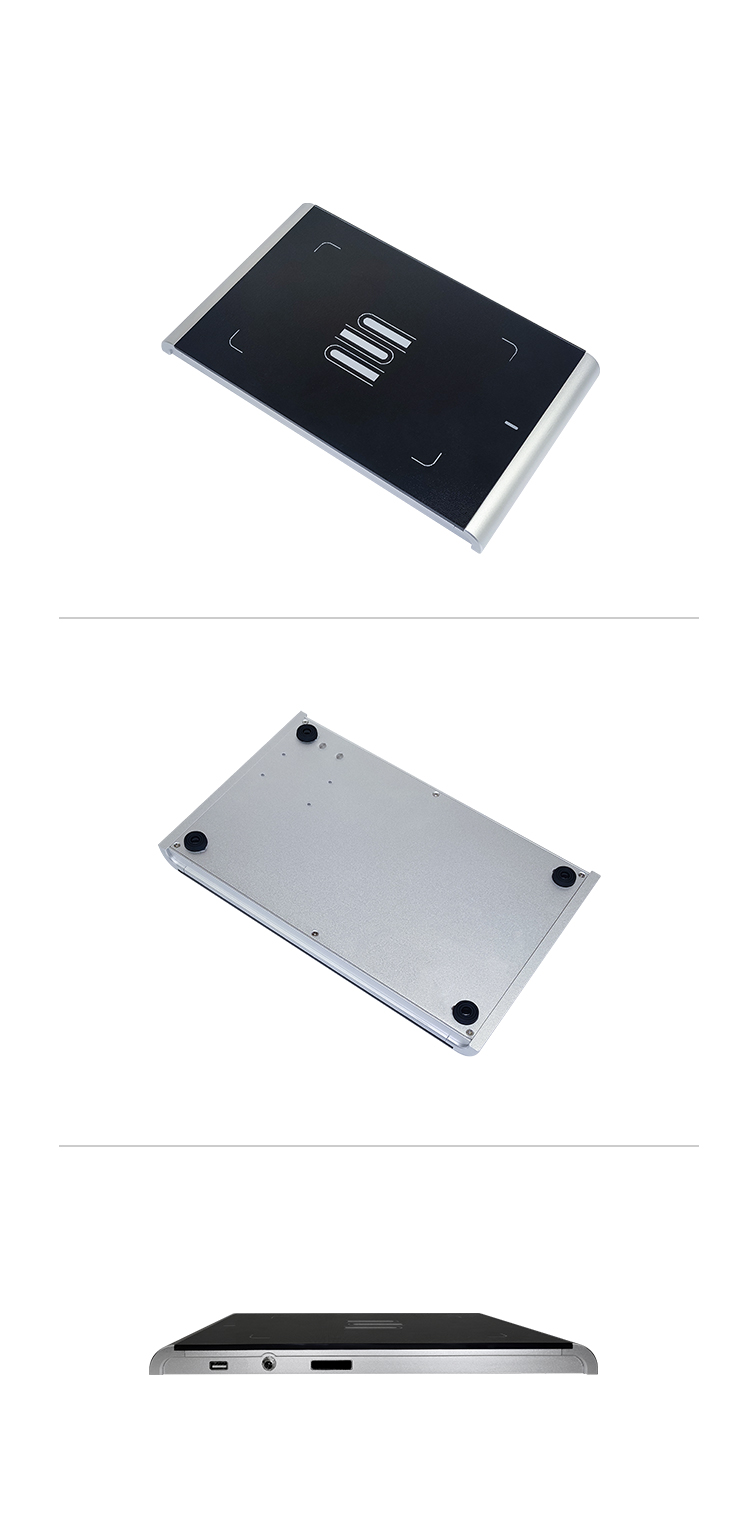 Acrylic Aluminium Desktop RFID Card Reader For Archive Management